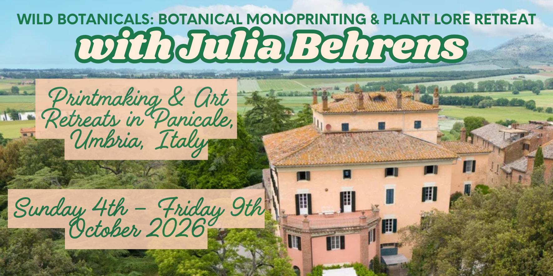 Wild Botanicals: Botanical Mono Printing & Plant Lore Retreat with Julia Behrens